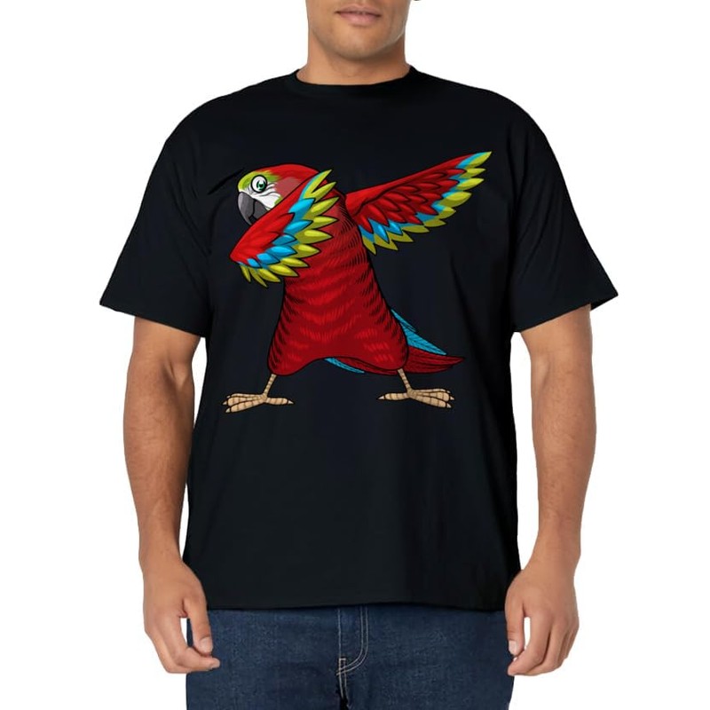 Funny Parrot Gift Parrot Lover Accessories & Stuff Unisex-Youth Black