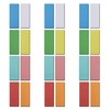 Double-Sided Color Magnetic Labels, 8x3cm, 40-Piece Set, Magnetic on Both