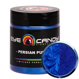 Eye Candy Pigments Premium Purple Mica Powder - Persian Purple (25gr) - for Epoxy, Resin, Soap, Paint, Woodworking, Acrylic Pouring, Bath Bombs, Fishing Lures - DIY Arts and Crafts Additive