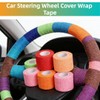 Car Steering Wheel Cover Wrap Tape, Breathable Vehicle Interior Accessories