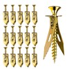 50Pcs Self Drilling Drywall 30mm Anchors & 50Pcs 30mm Screws