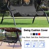 Swing Cushion, Multiple Colour Swing Waterproof Cushion Replacement 3‑Seat Chair
