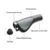 TOPCABIN Bike Grips Double Lock on Locking Bicycle Handlebar Grips