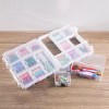 Double Sided Thread Box Storage 16 Grids Sewing Organizer Clear