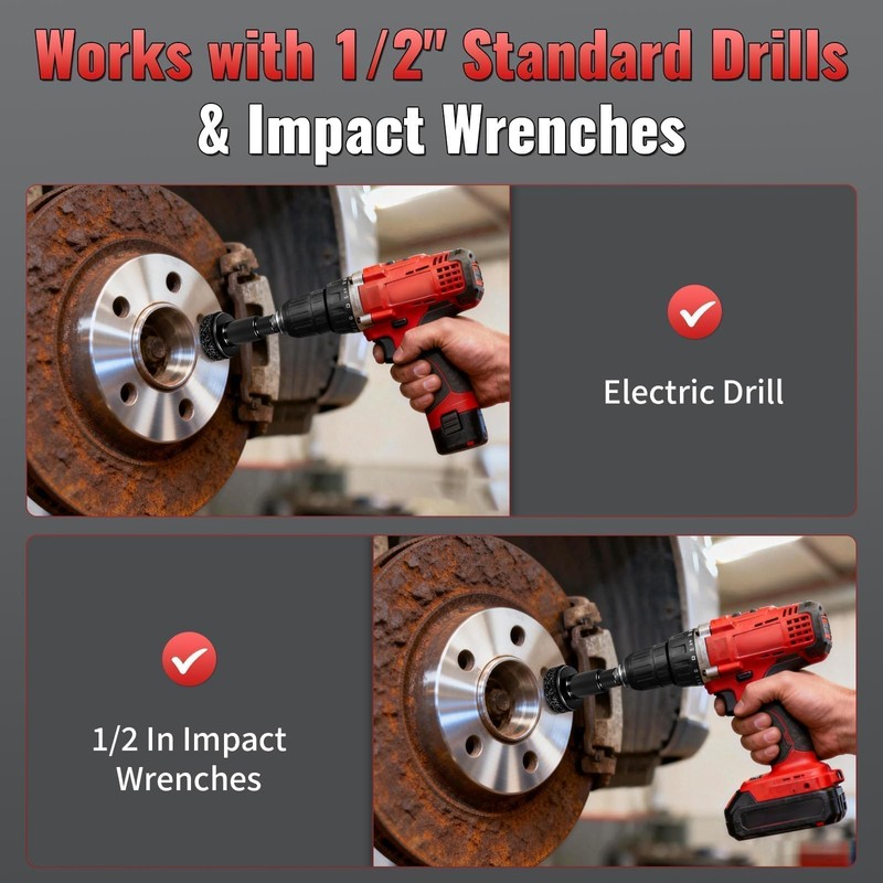 AUTOPICK 8 PCS Wheel Hub Cleaning Tool, Wheel Hub Cleaning