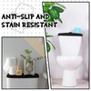 Hoolerry 4 Pcs Toilet Tank Lid Cover Universal Back of