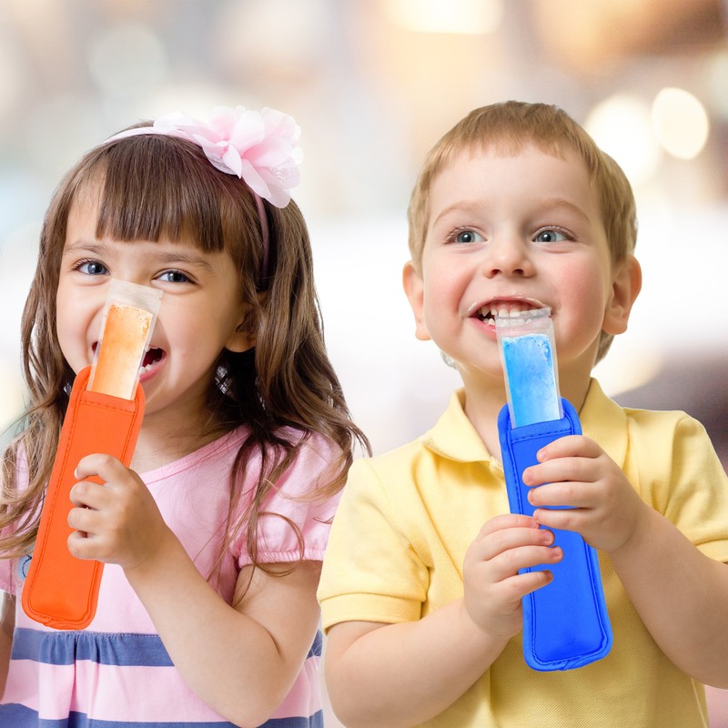HaiMay - 12 soportes reutilizables para paletas de helado, fundas