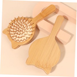 Gatuida Cat Ear Hair Brush for Women Bamboo Hair Comb for Smooth Styling Gentle Scalp Massage present for Cat Lovers