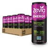 Zevia Zero-Calorie, Naturally Sweetened Energy Drink, Raspberry Lime, 12 Ounce