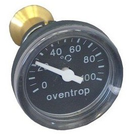 Oventrop Thermometer Conversion Kit Optibal Anthracite for DN 20/25