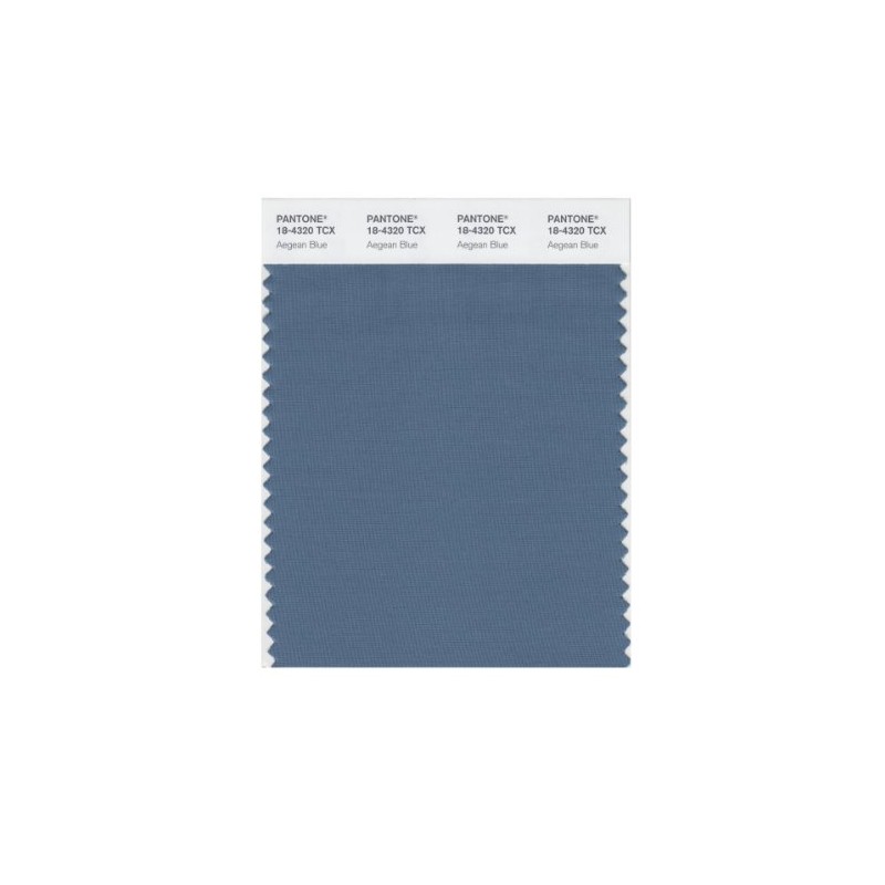 PANTONE Smart 18-4320X Color Swatch Card, Aegean Blue