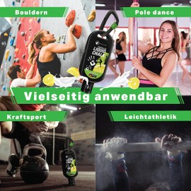 Gnarcore® Refillable Chalk Ball with Tear-Resistant Closure System I Economical in Use Thanks to Special Mesh Material I Distributes the Chalk Evenly and without Dust Development