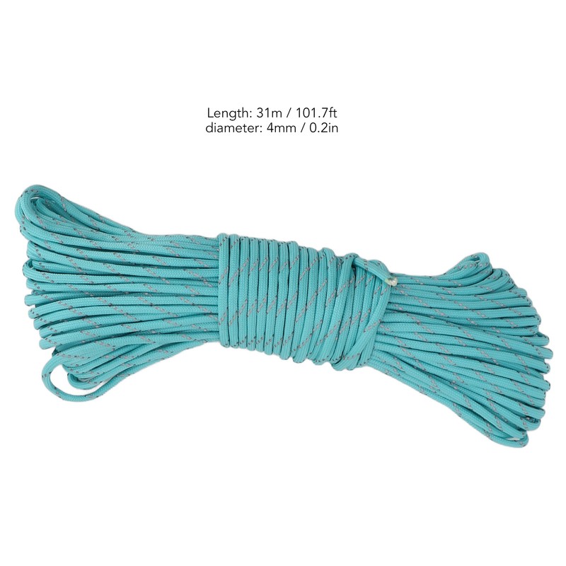 4mm Outdoor Luminous Tent Fixed Rope 31 Meters 9 Cores