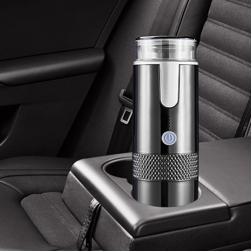 Máquina de café Portátil, Cafetera Pequeña Automática Compatible con Cápsulas