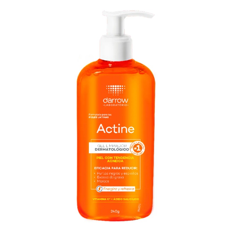 Gel Limpiador Dermatológico Darrow Actine Vitamina C 240g