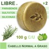 Kit de 2 Shampoos Sólidos de Romero y Bergamota, 100gr