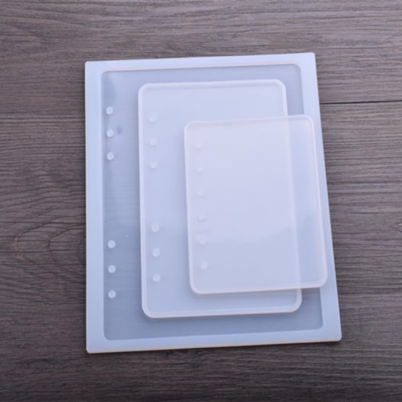 SEWACC 9piezas Molde De Silicona Para Libretas Molde Transparente De