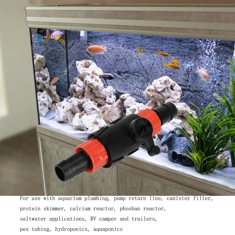 Premium Plastic Water Changer Aquarium Water Flow Control Valve with