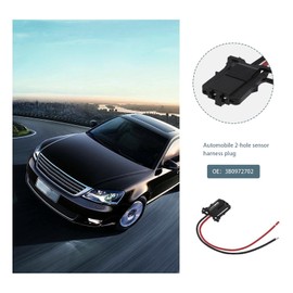 ECSiNG 2 x 2 Pin Sensor Connector Plug 3B0972702 1J0971972 Car LED Door Warning Light Wiring Harness Vehicle Accessories Electrical Components Wiring Harnesses