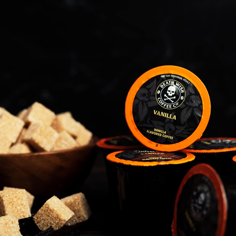 Death Wish Coffee, Vanilla Single Serve Pods (30 Count)