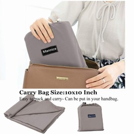 Sleeping Bag Liner Travel and Camping Sheet Lightweight Compact Sleep Bag Sack Picnic (82.7 X 45 Inch, Kahki Grey)