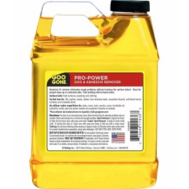 Goo Gone Pro-Power - Professional Strength Adhesive Remover - 32 Fl. Oz. Jug
