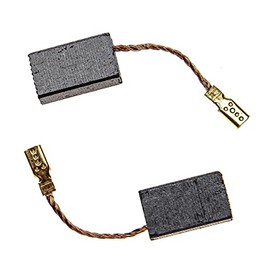 vhbw 2 x Carbon Brush Motor Carbon Abrasive Carbon 16.5 x 10 x 5 mm Compatible with Hilti WJS 850 EB, WSJ 750 EB, WSJ 750 ET, WSJ 850 ET Power Tool