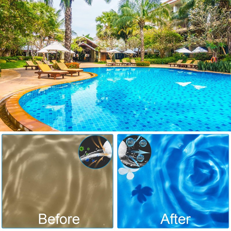 vewicokop Pool Filter Balls 700 g, Polysphere Filter Balls for