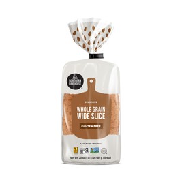 Little Northern Bakehouse Wide Sliced White Gluten Free Bread, Vegan Bread, Non-GMO and Allergy-Friendly, Gluten Free Food, Meals, Snacks - Wide Sliced Whole Grain (8 pack, 20. oz each)