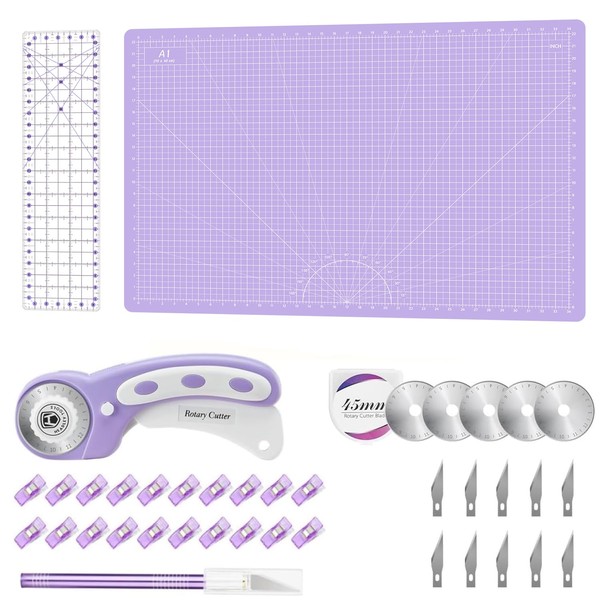 Headley Tools Headley Tools Rotary Cutter Set - 45mm Fabric