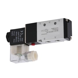 2 Position 5 Way Pneumatic Solenoid Valve Aluminium Alloy Wear Proof Solenoid Valve Replacement 4V210 08 DC24V