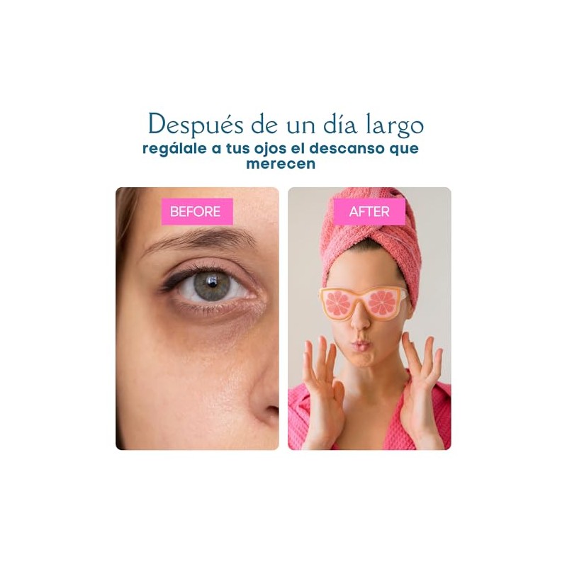 SEVEN MINE Terapia Frío-Calor Antifaz para Ojos | Almohadilla Mascarilla