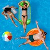 Lubibi Inflatable Pool Float Set with 2 Water Hammock, Swimming