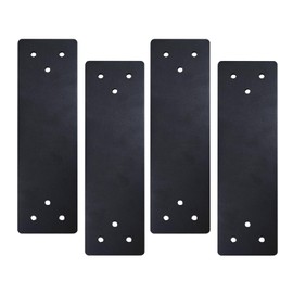 4pcs 3x10 Straight Steel Flat Mending Plate with HolesJoining Brackets, Connecting Brackets, I Strap. Metal Plate with Holes, Straight Flat Plate for Truss Framing.
