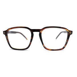 ColorViper big size Basic Square transparent Tortopise Readers Reading Glasses (tranparent brown tortoise, 2.75, diopters)