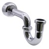 Westbrass Traditional Pedestal Lavatory Kit with Cross Handles, Polished Chrome,