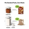 EQI Airtight Food Storage Container with One-Touch Lid, 2.8 QT