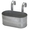 DARO DEKO Balcony Box with Handle Galvanised – 35 x