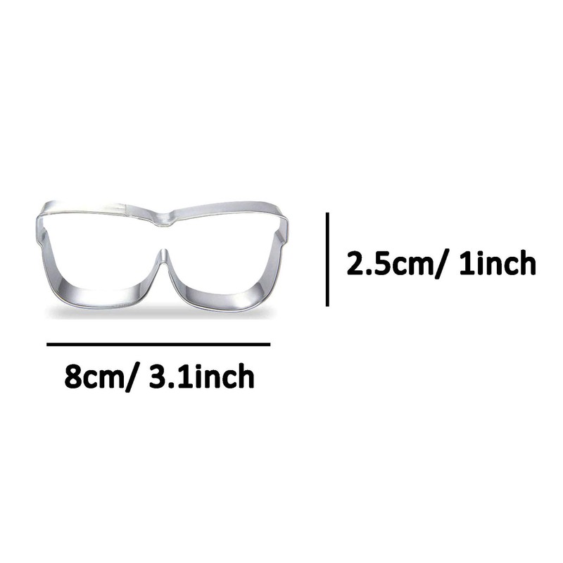 WDYJMALL Sunglasses Glasses Cookie Cutter Stainless Steel