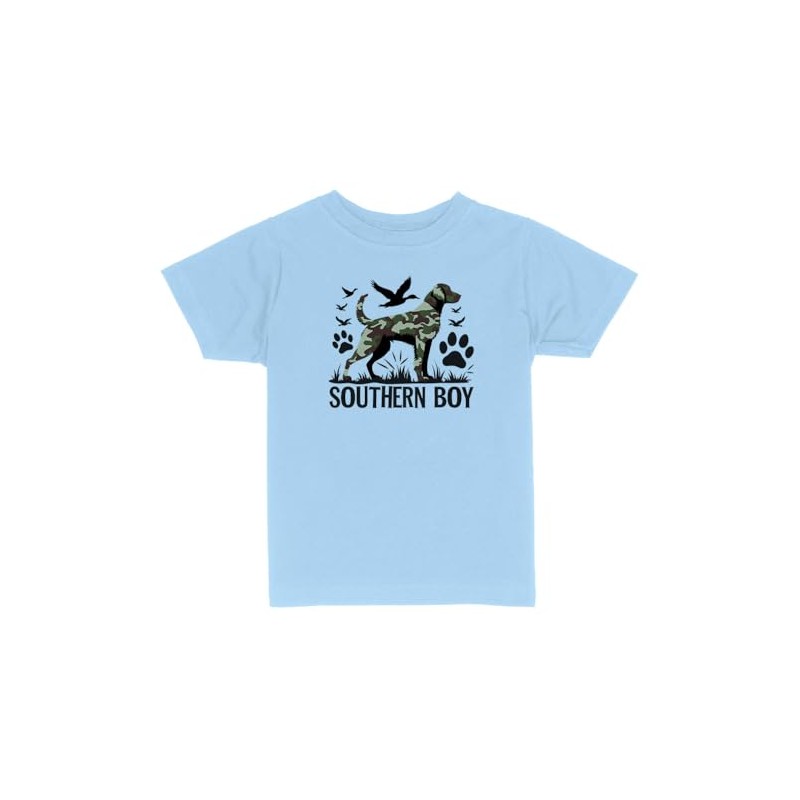 Southern Boy Toddler Kids T-Shirt 5T Light Blue