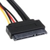 CY 50cm eSATAp Power ESATA Combo to SATA 22pin &