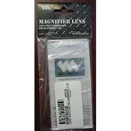 Magnifier Lens 1.00 fits most welding helmets "cheater" - 2" x 4.25"