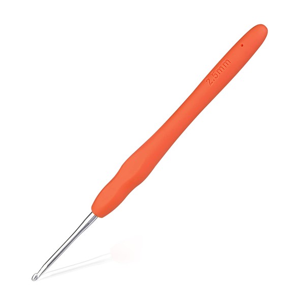 2.5 mm Crochet Hook, Ergonomic Handle for Arthritic Hands, Extra