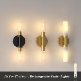 ThyFenno 2 Pack T30 LED Bulbs, 5.91 in Dimmable Replacement Bulbs