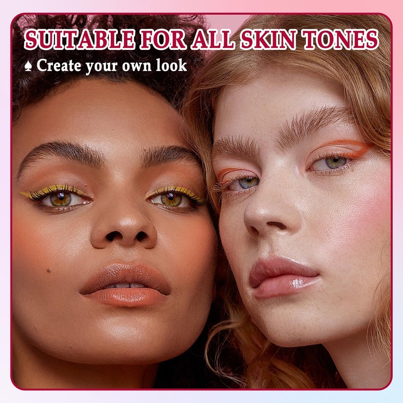 3 Colors Blush Stick,Solid Cream Blush,Multi-Use Highlighter Blush Stick for