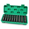 10Pcs Deep Groove Socket Set – Multi-Size Pneumatic Ratchet Sockets
