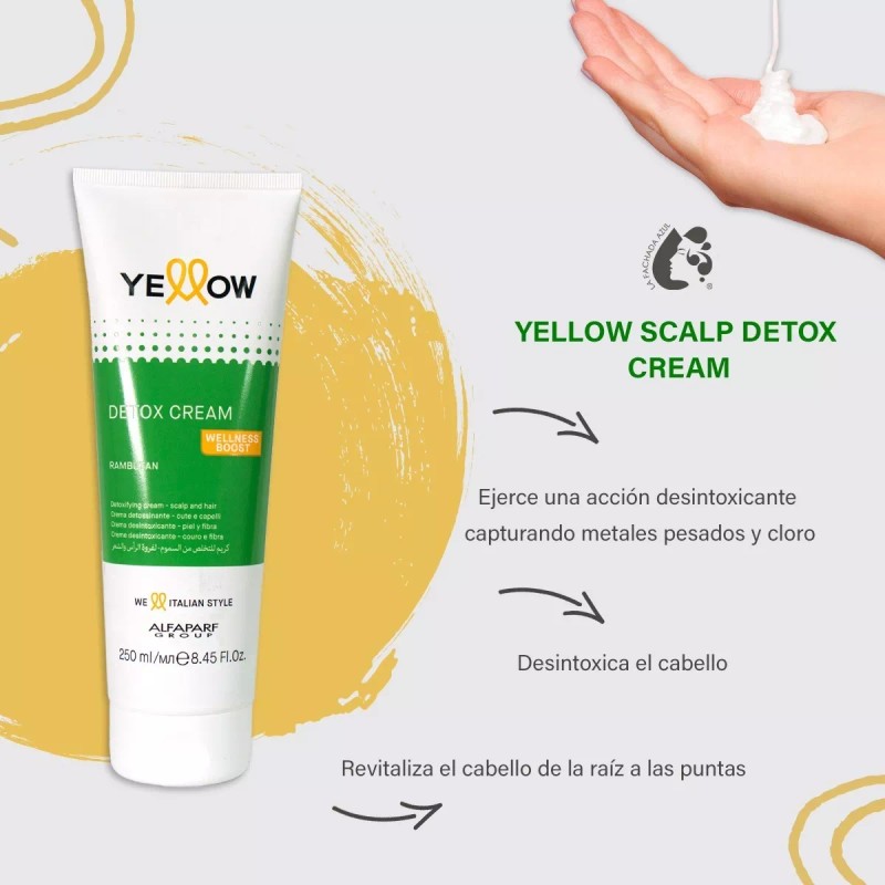 Yellow Detox Cream Yellow Scalp 250 Ml
