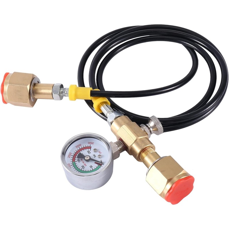 250Bar Gauge W21.8-14 Argon CO2 Refill Station Charging Adapter Charging
