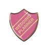 Capricornone Wedding Planner Pink School Shield Badge