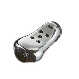 LIVRE 11350 Feeler for Shimano & Daiwa, Single Knob, 1 piece, Silver & Black FESBK-1